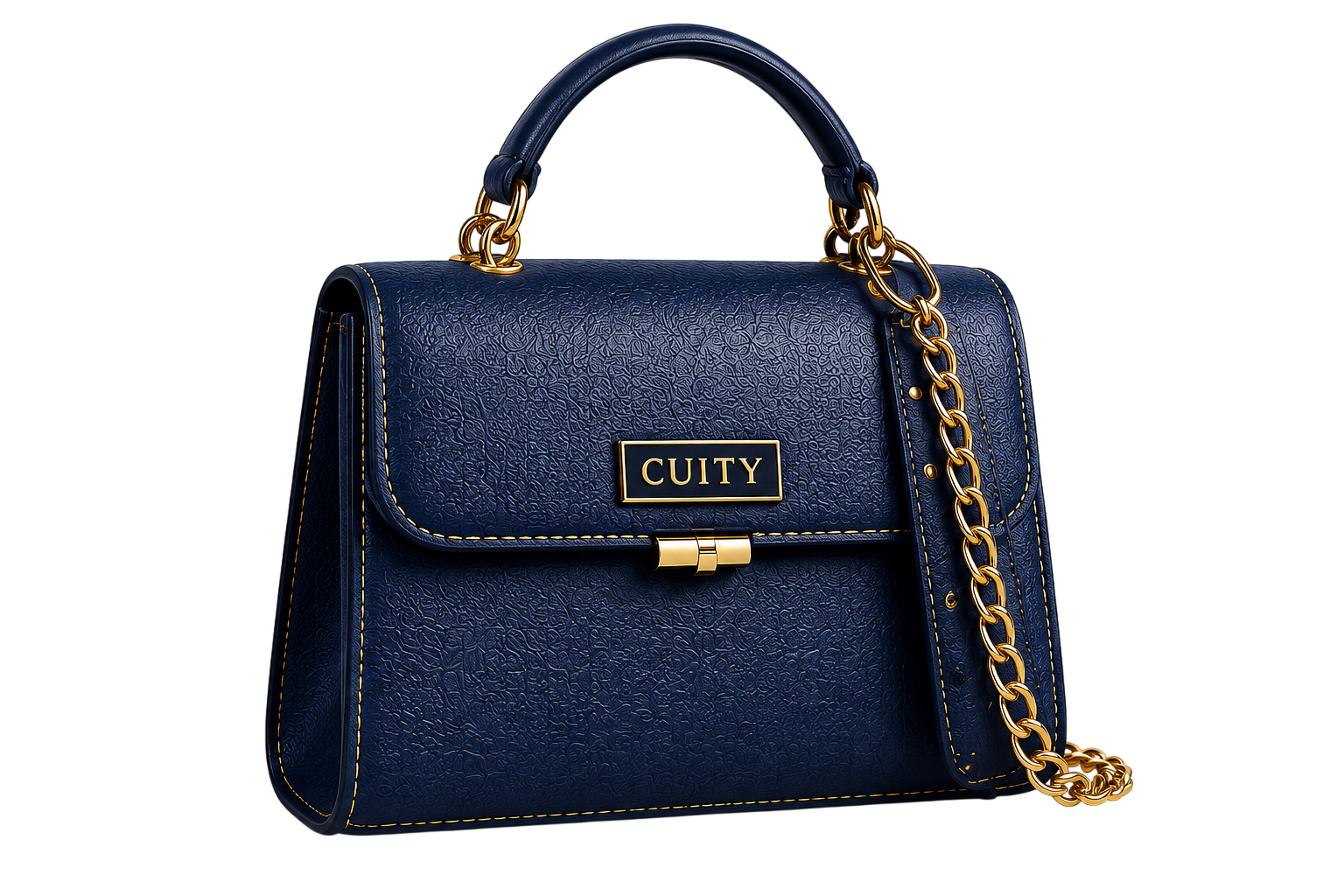 Cuity Blue Hand Bag