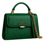 Hand Bag - Emerald Green